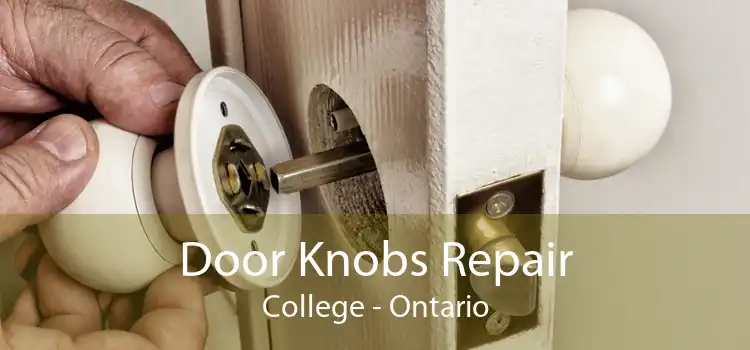 Door Knobs Repair College - Ontario