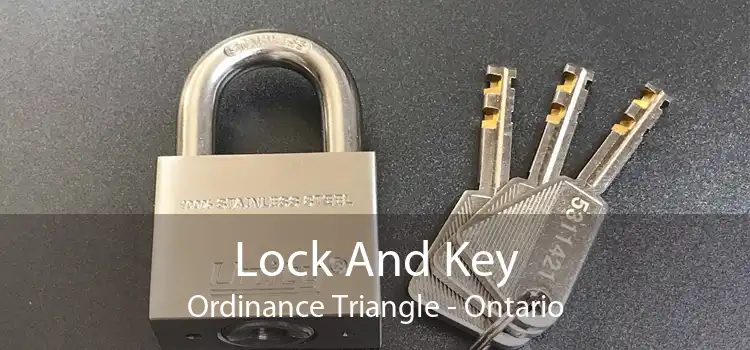 Lock And Key Ordinance Triangle - Ontario