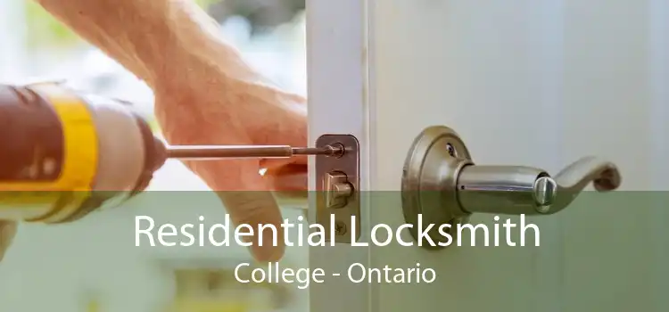 Residential Locksmith College - Ontario
