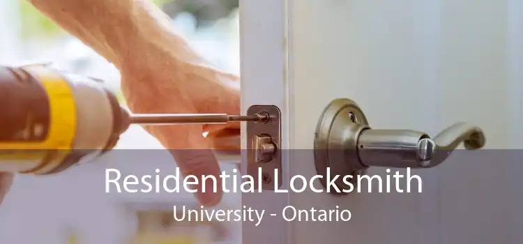 Residential Locksmith University - Ontario